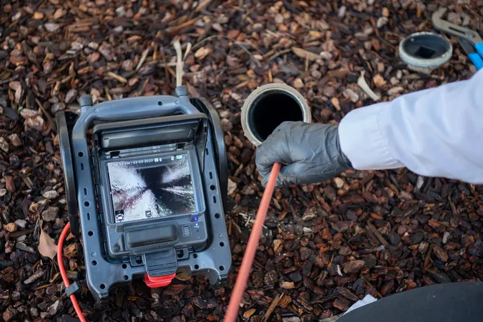 video inspection for clogged drain